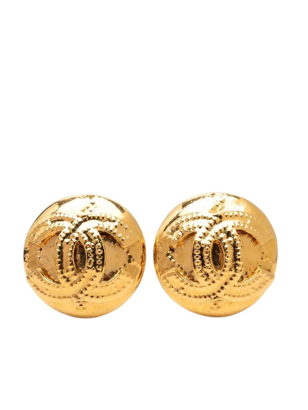 Chanel Cc Logo Clip-On Earrings Metal #287910C66B